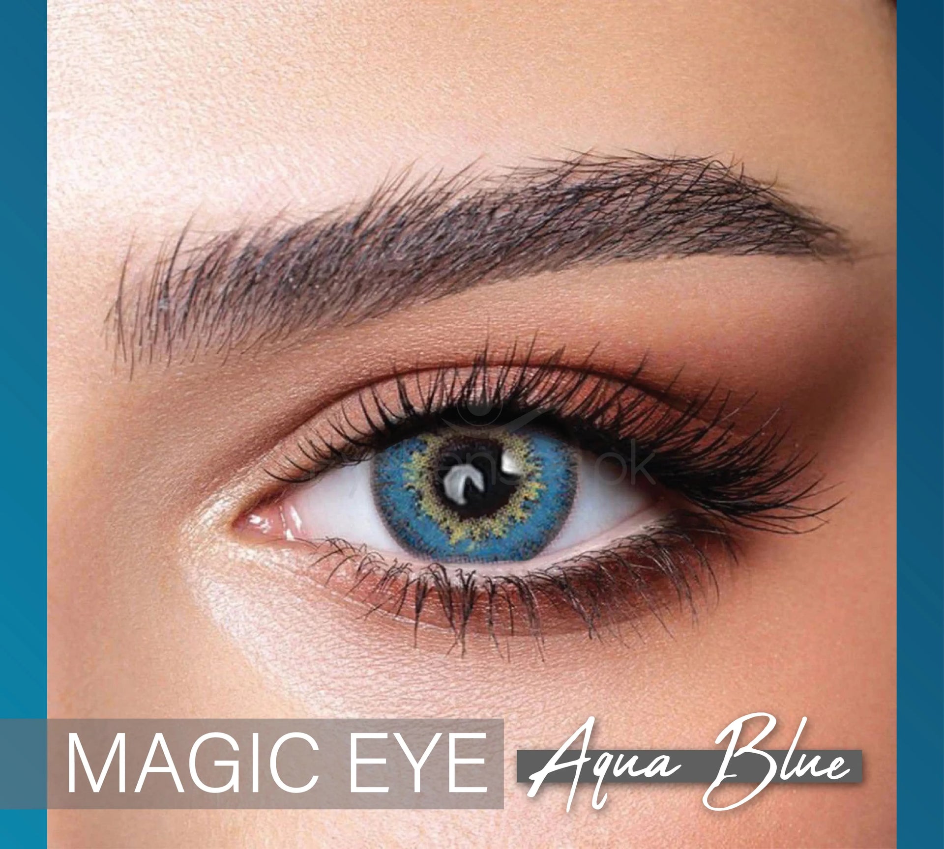 Aqua Blue Tri Tone Series – Magic Eye